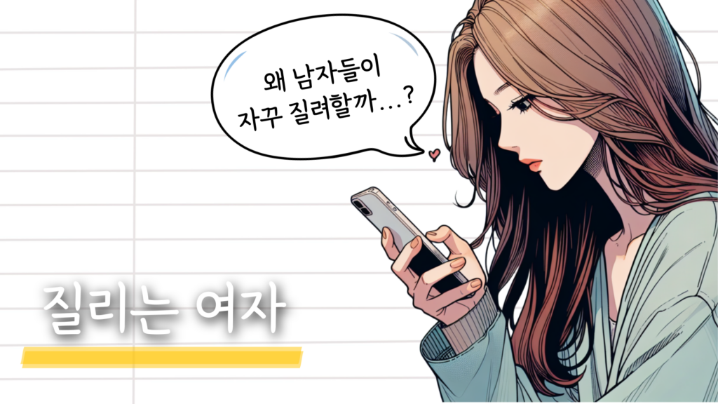질리는 여자